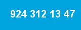 924 312 13 47